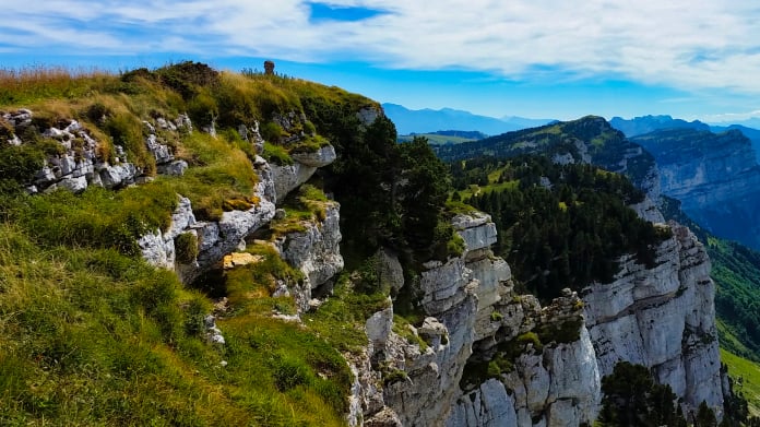 Randonnée massif de la Chartreuse le Mont Granier par le pas des barres