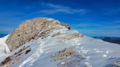 Randonnée hivernale massif de la Chartreuse  chamechaude 